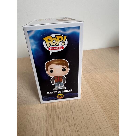 Funko Pop! Back to the Future Marty In Jacket Funko Shop Exclusive - NEW - Picture 3 of 5